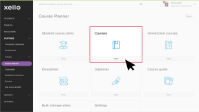 pointer hovering over search bar